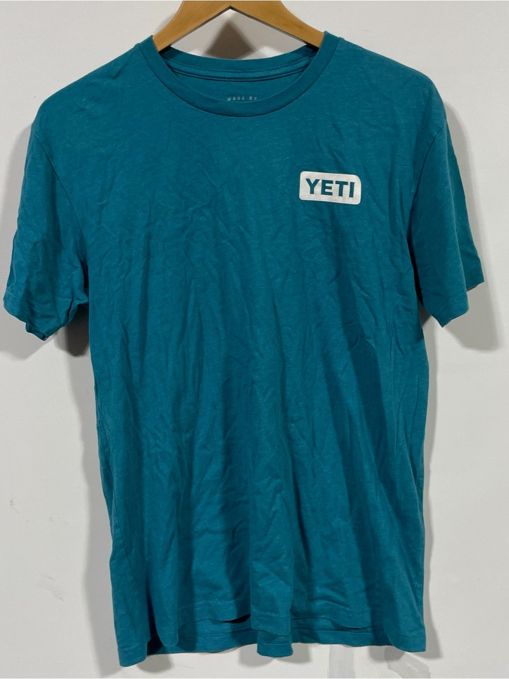 Yeti Teal Short-Sleeve Logo Tee